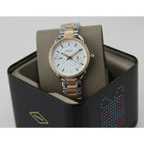 Fossil Tailor White Dial Two Tone Steel Strap Watch for Women - ES4396 Authentic Buy Shop Now