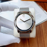 Movado Bold Silver Dial Silver Mesh Bracelet Watch For Men - 3600260 Authentic Buy Shop Now