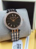 Michael Kors Darci Analog Quartz Grey Dial Two Tone Steel Strap Watch For Women - MK3584 Authentic Buy Shop Now