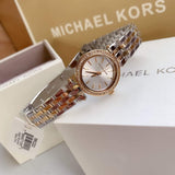 Michael Kors Darci White Dial Two Tone Steel Strap Watch for Women - MK3323 Authentic Buy Shop Now