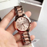 Michael Kors Runway White Dial Two Tone Stainless Steel Strp Watch for Women - MK3204A Authentic Buy Shop Now