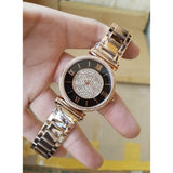 Michael Kors Catlin Black Dial Gold Steel Strap Watch for Women - MK3338 Authentic Buy Shop Now