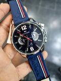 Tommy Hilfiger Decker Blue Dial Blue Rubber Strap Watch for Men - 1791476 Authentic Buy Shop Now
