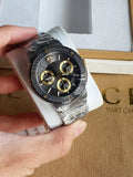 Versace Greca Icon Quartz Black Dial Black Steel Strap Watch For Men - VEZ900521 Authentic Buy Shop Now
