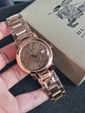 Burberry The City Rose Gold Dial Rose Gold Steel Strap Watch for Women - BU9039 Authentic Buy Shop Now
