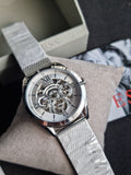 Guess Tailor Multifunction Silver Dial Silver Mesh Bracelet Watch for Men - GW0368G1 Authentic Buy Shop Now