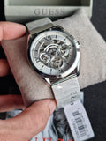 Guess Tailor Multifunction Silver Dial Silver Mesh Bracelet Watch for Men - GW0368G1 Authentic Buy Shop Now