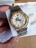 Versace Greca Silver Dial Two Tone Steel Strap Watch for Men - VEVI00320 Authentic Buy Shop Now