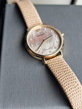 Emporio Armani Kappa Quartz Mother of Pearl Taupe Dial Brown Leather Strap Watch For Men - AR11151 Authentic Buy Shop Now