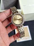 Michael Kors Darci Analog Gold Dial Gold Steel Strap Watch For Women - MK4513 Authentic Buy Shop Now