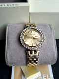 Michael Kors Darci Analog Gold Dial Gold Steel Strap Watch For Women - MK4513 Authentic Buy Shop Now