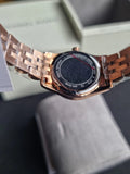 Michael Kors Lexington Quartz White Dial Rose Gold Steel Strap Watch For Women - MK3230 Authentic Buy Shop Now
