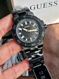 Guess Track Black Dial Black Steel Strap Watch for Men - GW0426G3 Authentic Buy Shop Now