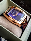 Guess Phoenix Blue Dial Brown Leather Strap Watch for Men - GW0386G2 Authentic Buy Shop Now