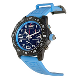 Breitling Endurance Pro Black Dial Light Blue Rubber Strap Watch for Men - X82310281B1S1 Authentic Buy Shop Now