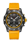 Breitling Endurance Pro Black Dial Yellow Rubber Strap Watch for Men - X82310A41B1S1 Authentic Buy Shop Now