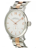 Marc Jacobs Baker White Dial Two Tone Steel Strap Watch for Women - MBM3312 Authentic Buy Shop Now