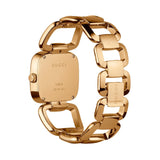 Gucci G Gucci Brown Dial Rose Gold Steel Strap Watch For Women - YA125408 Authentic Buy Shop Now