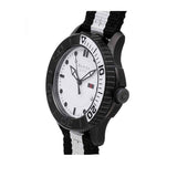 Gucci G Timeless XL White Dial Two Tone NATO Strap Watch For Men - YA126243 Authentic Buy Shop Now