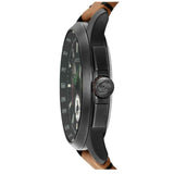 Gucci G-Timeless Chronograph Black Dial Brown Leather Strap Watch For Men - YA126271 Authentic Buy Shop Now