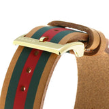 Gucci G Timeless Quartz Brown Dial Brown Leather Strap Unisex Watch - YA1264077 Authentic Buy Shop Now
