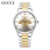 Gucci G Timeless Silver Dial Two Tone Steel Strap Watch For Women - YA1264131 Authentic Buy Shop Now