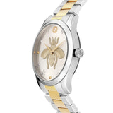 Gucci G Timeless Silver Dial Two Tone Steel Strap Watch For Women - YA1264131 Authentic Buy Shop Now