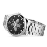 Gucci G Timeless Quartz Black Dial Silver Steel Strap Watch For Women - YA1264136 Authentic Buy Shop Now