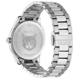 Gucci G Timeless Quartz Mother of Pearl Pink Dial Silver Steel Strap Watch for Women - YA1264166 Authentic Buy Shop Now
