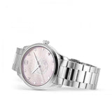 Gucci G Timeless Quartz Mother of Pearl Pink Dial Silver Steel Strap Watch for Women - YA1264166 Authentic Buy Shop Now