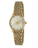 Gucci G Timeless Quartz Mother of Pearl Dial Gold Steel Strap Watch For Women - YA1265021 Authentic Buy Shop Now