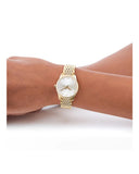 Gucci G Timeless Quartz Mother of Pearl Dial Gold Steel Strap Watch For Women - YA1265021 Authentic Buy Shop Now