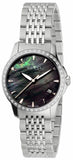 Gucci G Timeless Diamonds Mother of Pearl Black Dial Silver Mesh Bracelet Watch For Women - YA126507 Authentic Buy Shop Now