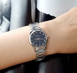 Gucci G Timeless Black Dial Silver Steel Strap Watch For Women - YA126573A Authentic Buy Shop Now