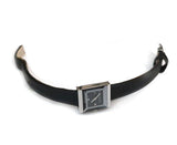Gucci G-Frame Black Dial Black Leather Strap Watch For Women - YA128526 Authentic Buy Shop Now