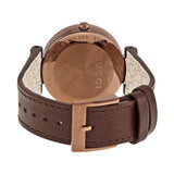 Gucci Interlocking Brown Dial Brown Leather Strap Watch For Women - YA133309 Authentic Buy Shop Now