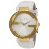 Gucci Interlocking Latin Grammy Special Edition Gold Watch For Women - YA133313 Authentic Buy Shop Now