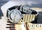 Gucci G Interlocking Silver Dial Silver Steel Strap Watch For Women - YA133503 Authentic Buy Shop Now
