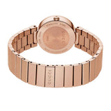 Gucci G Interlocking Mother of Pearl Dial Rose Gold Steel Strap Watch For Women - YA133515 Authentic Buy Shop Now
