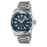 Gucci Dive Analog Blue Dial Silver Steel Strap Watch For Men - YA136203 Authentic Buy Shop Now
