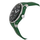 Gucci Dive Black Dial Green Rubber Strap Watch For Men - YA136310 Authentic Buy Shop Now