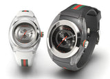 Gucci Sync XXL Quartz Black Dial Black Rubber Strap Watch For Men - YA137101 Authentic Buy Shop Now