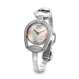 Gucci Horsebit Collection Diamonds Mother of Pearl Dial Silver Steel Strap Watch For Women - YA139505 Authentic Buy Shop Now