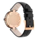 Gucci Diamantissima Quartz Black Dial Black Leather Strap Watch for Women - YA141401 Authentic Buy Shop Now