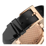 Gucci Diamantissima Quartz Black Dial Black Leather Strap Watch for Women - YA141401 Authentic Buy Shop Now