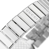 Gucci Diamantissima Quartz White Dial Silver Steel Strap Watch For Women - YA141402 Authentic Buy Shop Now