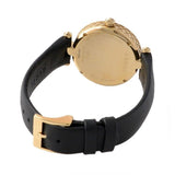 Gucci Diamantissima Quartz Mother of Pearl Dial Black Leather Strap Watch for Women - YA141404 Authentic Buy Shop Now