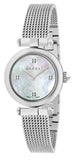 Gucci Diamantissima Quartz Diamonds Mother of Pearl Dial Silver Mesh Bracelet Watch for Women - YA141504 Authentic Buy Shop Now