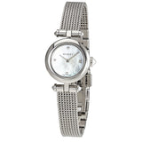 Gucci Diamantissima Diamonds Mother of Pearl Dial Silver Mesh Bracelet Watch for Women - YA141512 Authentic Buy Shop Now