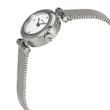 Gucci Diamantissima Diamonds Mother of Pearl Dial Silver Mesh Bracelet Watch for Women - YA141512 Authentic Buy Shop Now